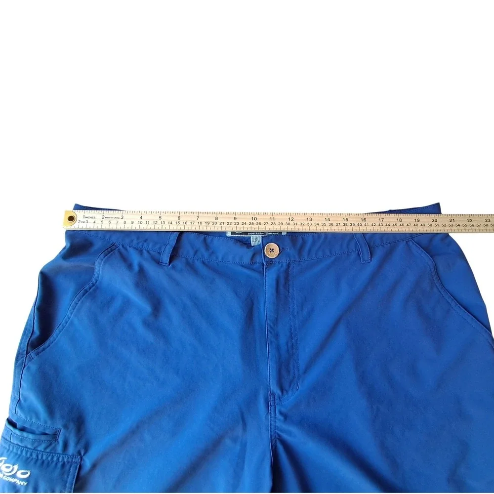 Mojo Sportswear Mens 2XL Blue Fishing Cargo Shorts M-BS7900‎ Technical Stretch